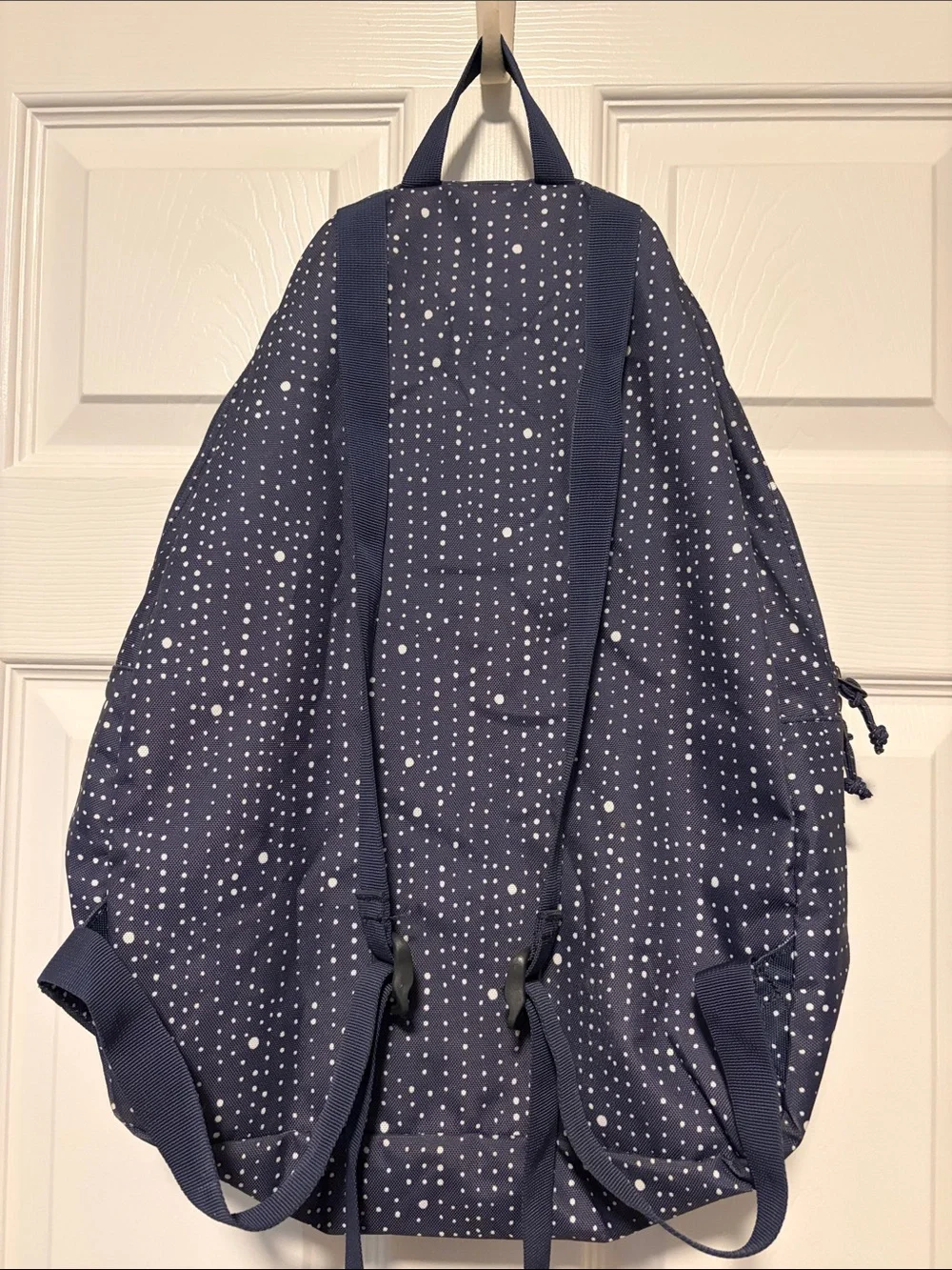 Columbia Navy Backpack with White Dot Print